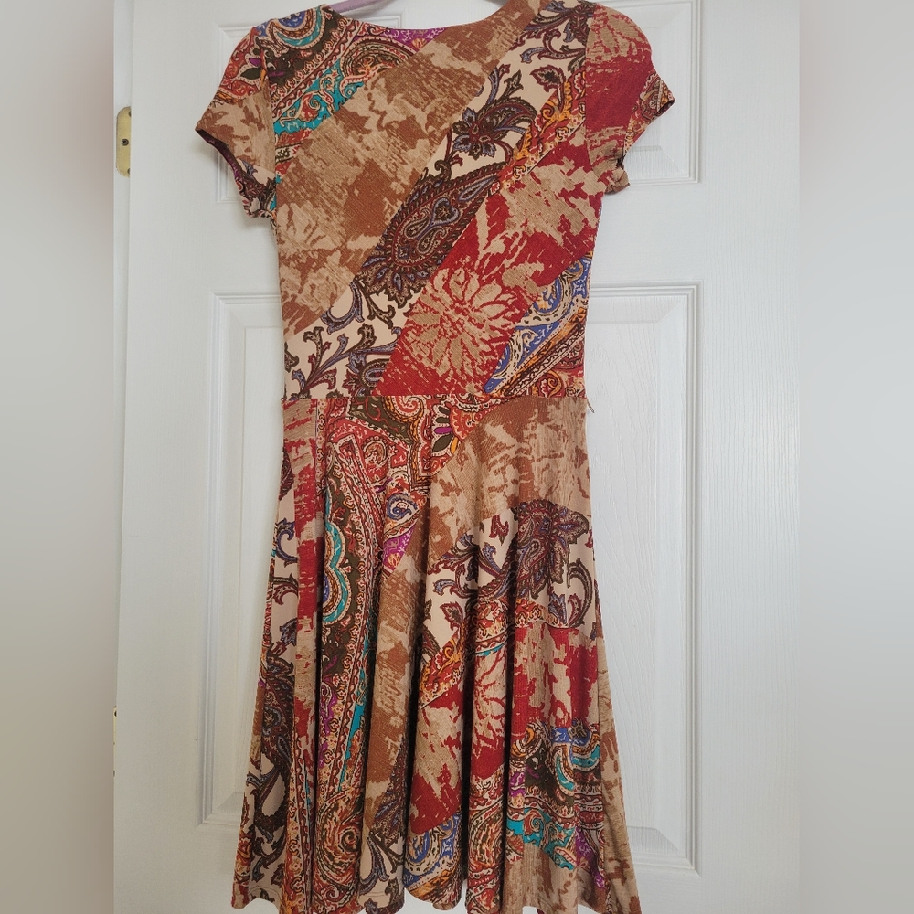 Lauren Ralph Lauren Petite Printed Wrap Dress - Picture 3 of 3